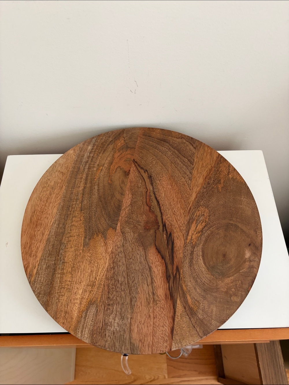 Wooden Round Serving Board - Dual Sided